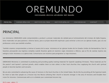 Tablet Screenshot of oremundo.org