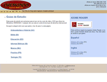 Tablet Screenshot of guias.oremundo.org